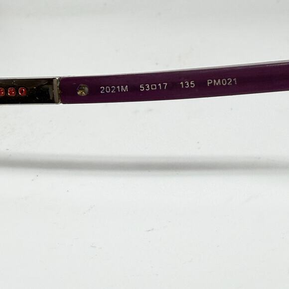 MOREL FRANCE Eyeglasses Frames Purple Brown 2021m 53-17-135 PM021 H19895 - Picture 6 of 7